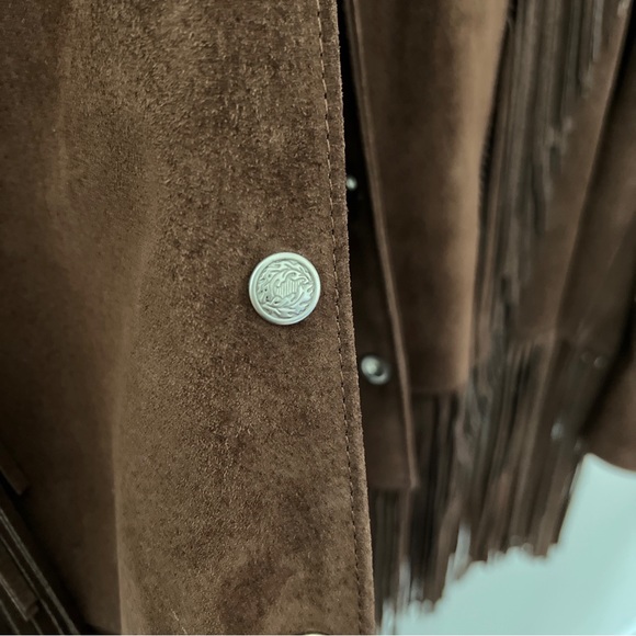 NWT VTG LARIAT Suede Leather Jacket Fringed and beaded Western 2XL RARE! Indian - Picture 11 of 11